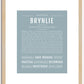 Brynlie | Name Art Print