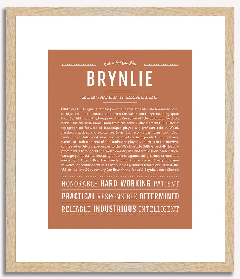 Brynlie | Name Art Print