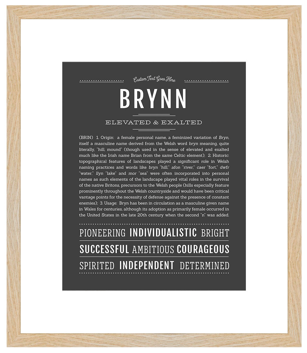 Brynn | Name Art Print