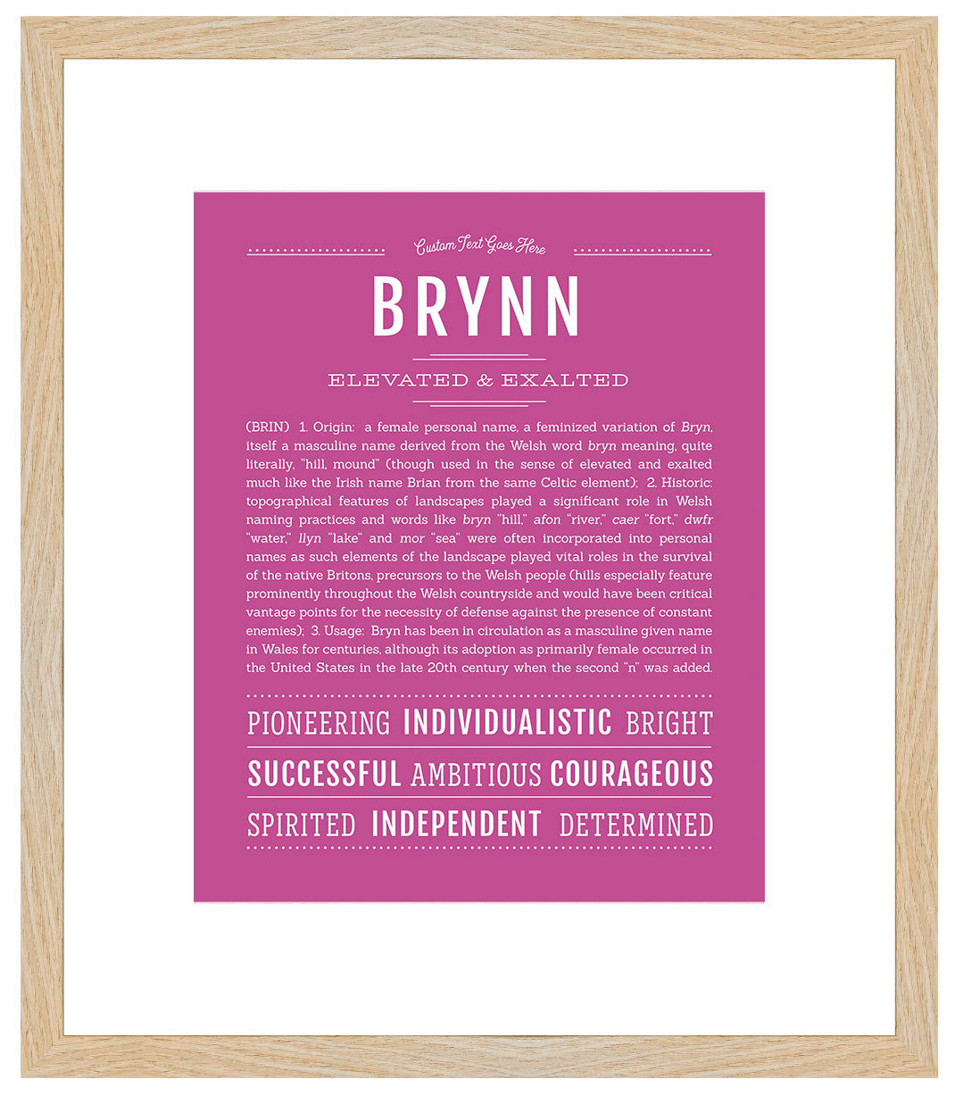 Brynn | Name Art Print