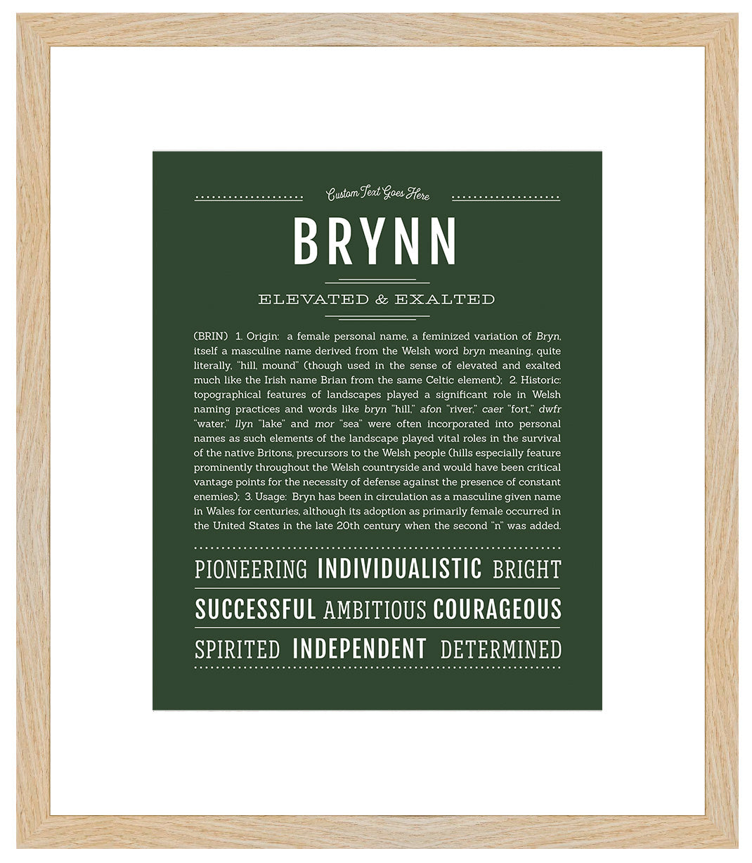 Brynn | Name Art Print