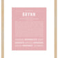 Brynn | Name Art Print