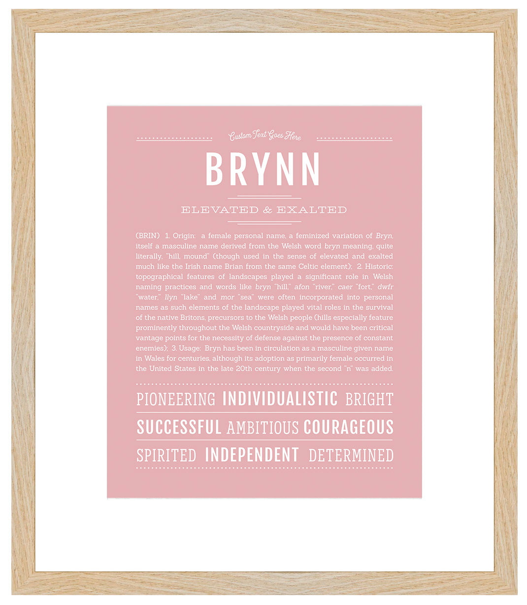 Brynn | Name Art Print