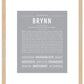 Brynn | Name Art Print