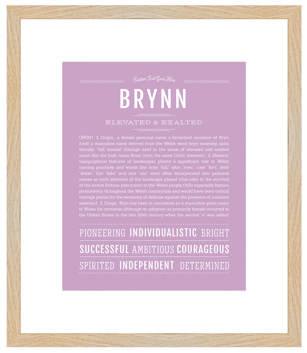 Brynn | Name Art Print