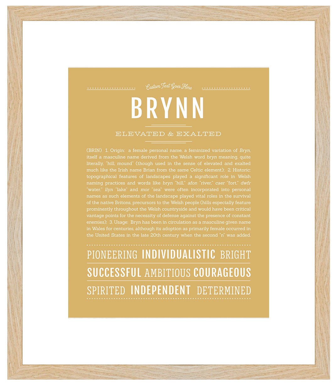 Brynn | Name Art Print