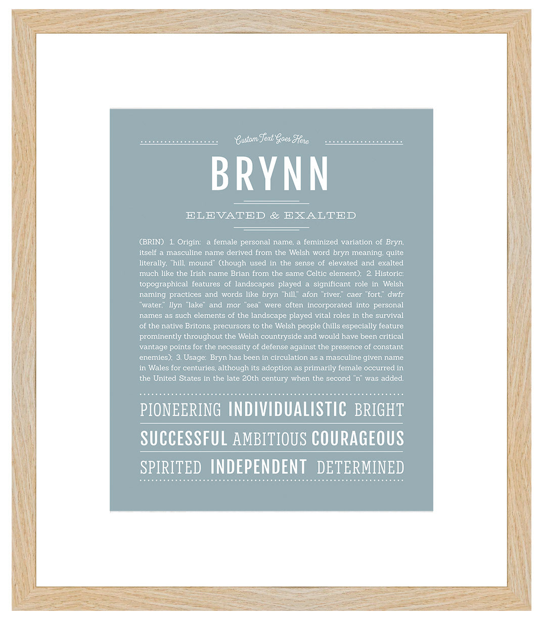 Brynn | Name Art Print