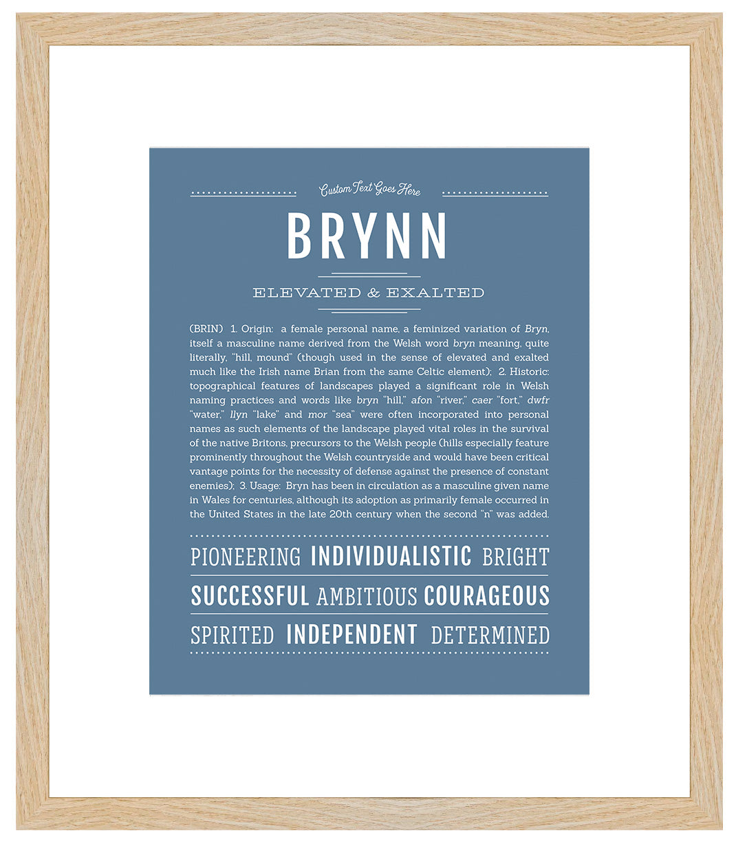 Brynn | Name Art Print