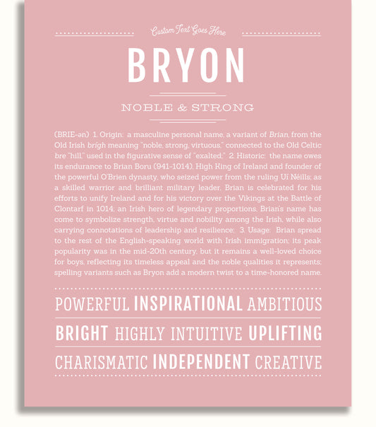 Frame Options | Dusty Rose | No Frame