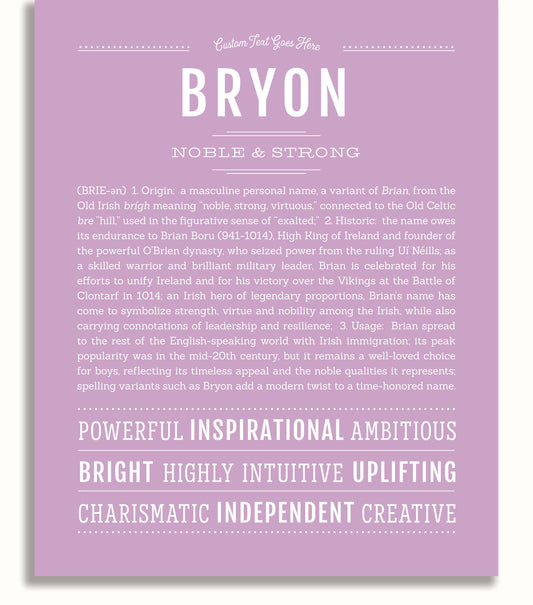 Frame Options | Lilac | No Frame
