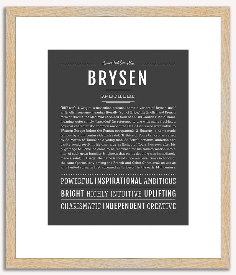 Brysen | Name Art Print