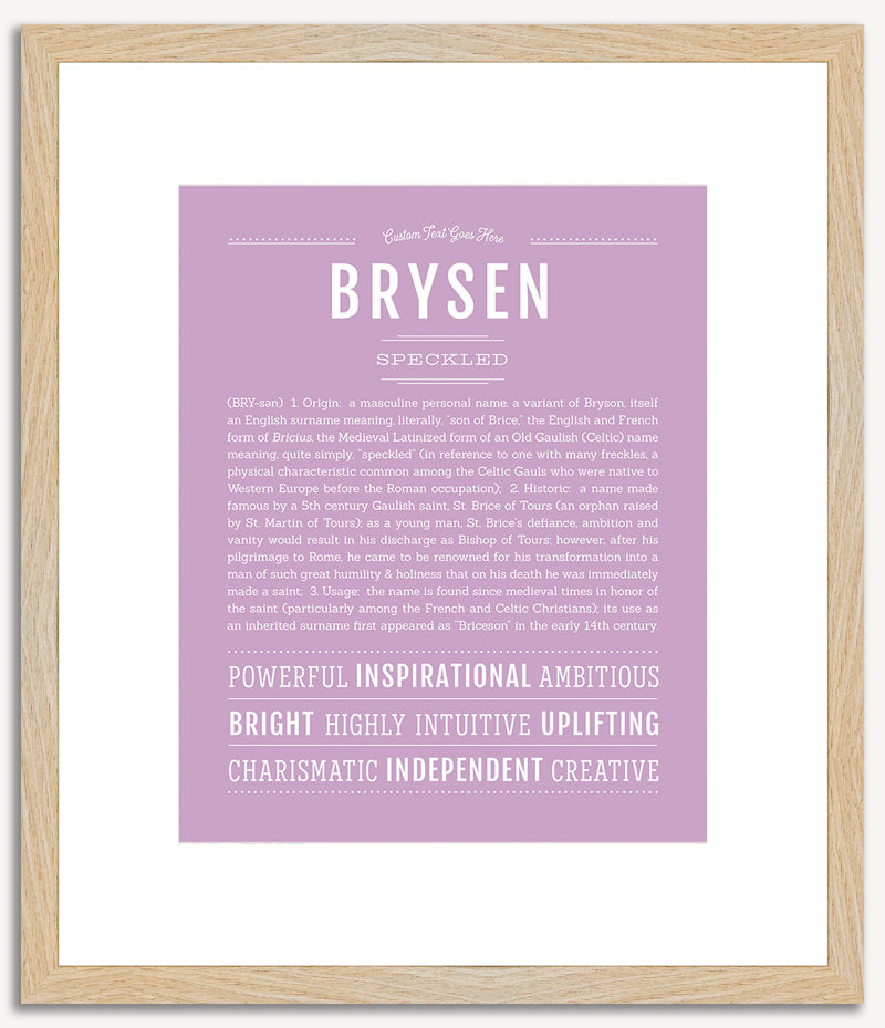 Brysen | Name Art Print