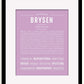 Frame Options | Lilac | Black Frame, Matted