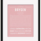 Frame Options | Dusty Rose | Black Frame, Matted