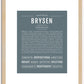 Brysen | Name Art Print