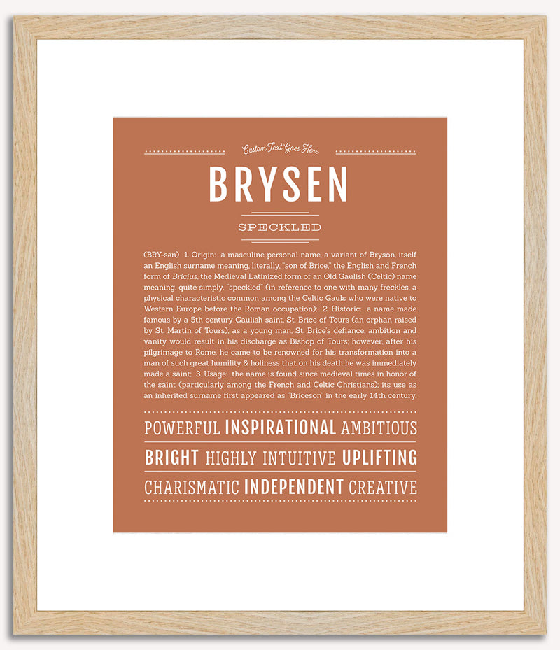 Brysen | Name Art Print