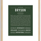 Bryson | Name Art Print