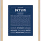 Bryson | Name Art Print