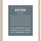 Bryson | Name Art Print