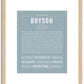 Bryson | Name Art Print