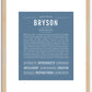 Bryson | Name Art Print