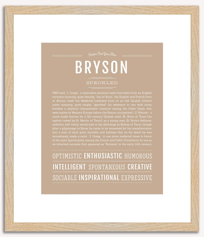 Bryson | Name Art Print