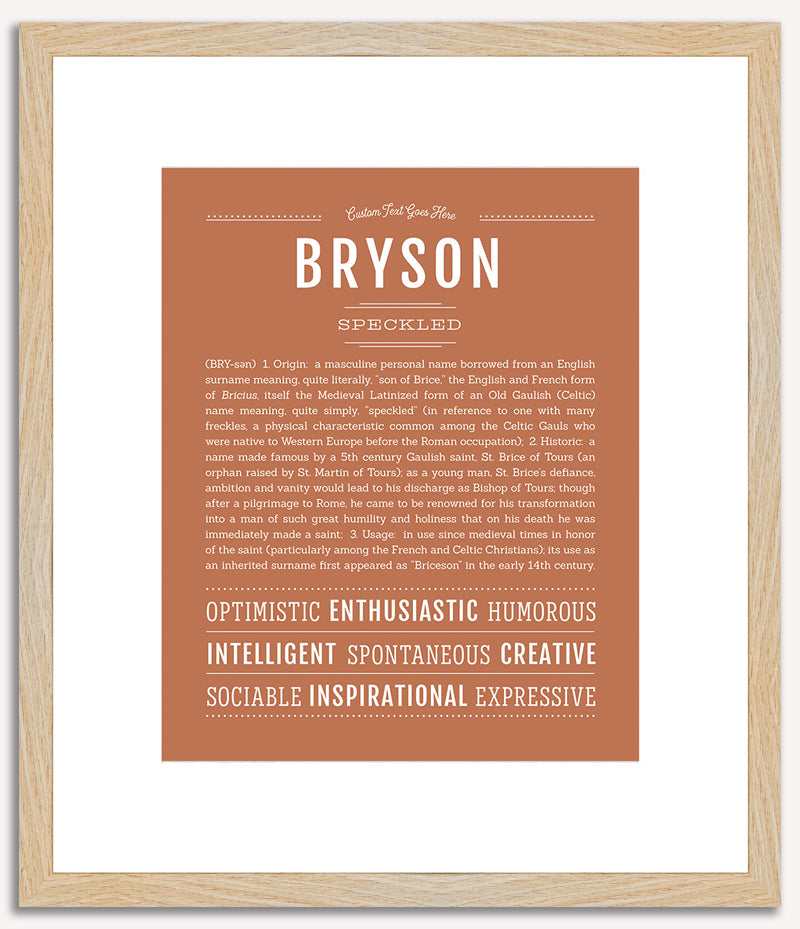 Bryson | Name Art Print