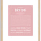 Bryton | Name Art Print