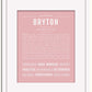 Frame Options | Dusty Rose | White Frame, Matted