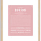 Burton | Name Art Print