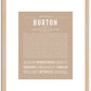 Burton | Name Art Print