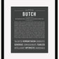 Butch | Name Art Print