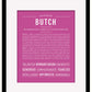 Butch | Name Art Print