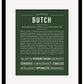 Butch | Name Art Print