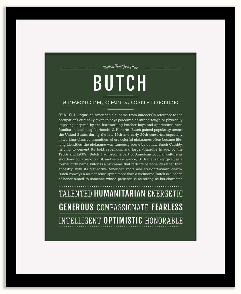 Butch | Name Art Print