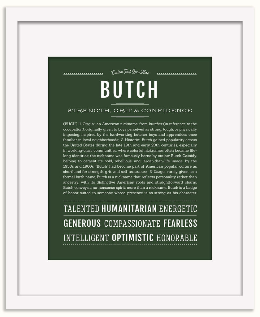 Butch | Name Art Print