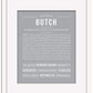 Butch | Name Art Print