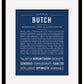 Butch | Name Art Print