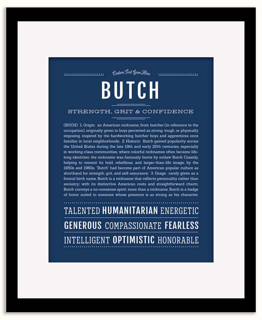 Butch | Name Art Print
