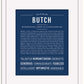 Butch | Name Art Print