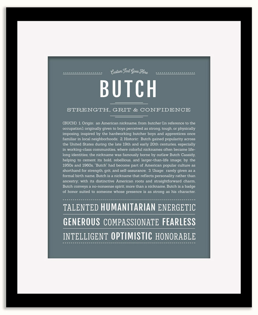 Butch | Name Art Print