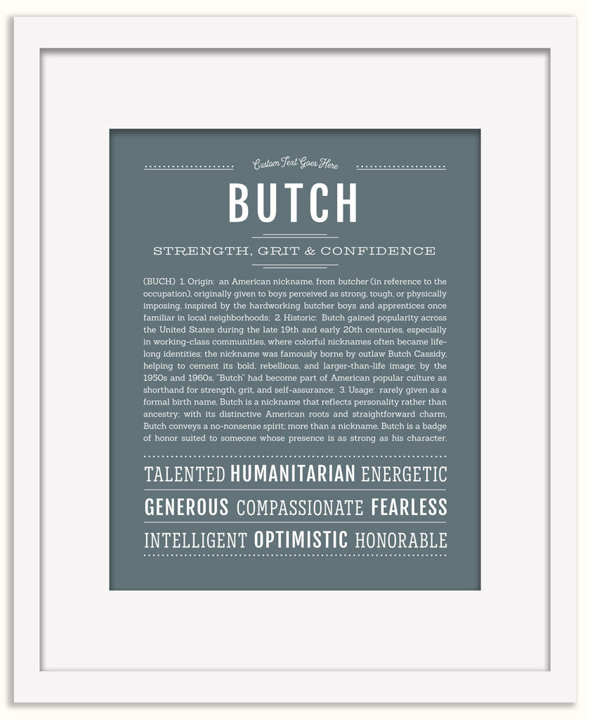 Butch | Name Art Print