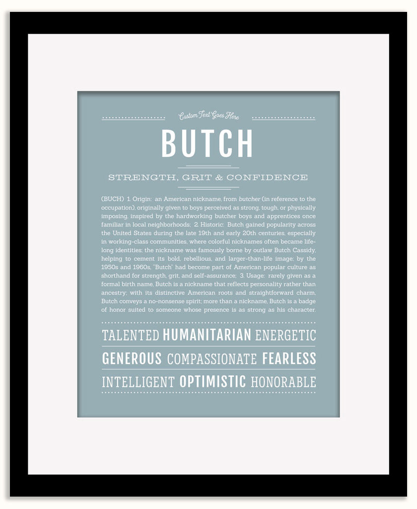 Butch | Name Art Print