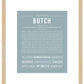 Butch | Name Art Print