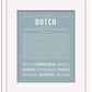Butch | Name Art Print