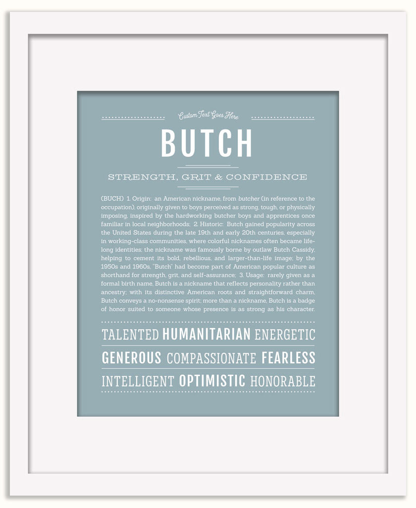 Butch | Name Art Print