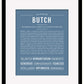 Butch | Name Art Print