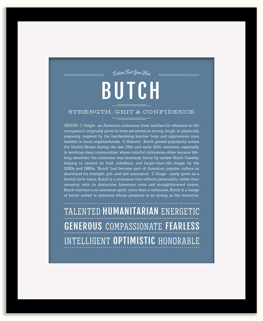 Butch | Name Art Print