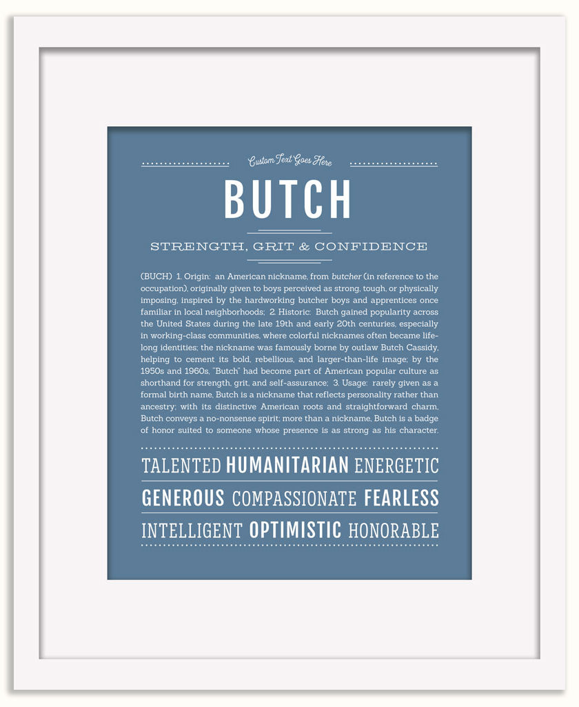 Butch | Name Art Print