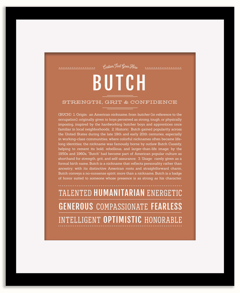 Butch | Name Art Print